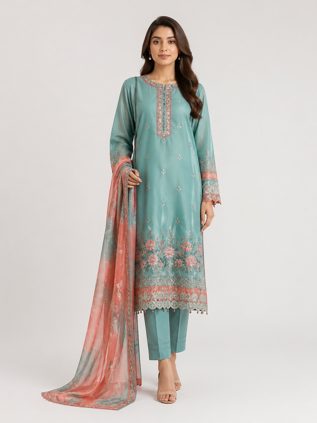 Coral Bloom Women Wear